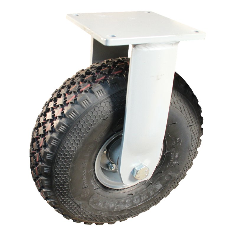roue fixe 4.00-4 2.10-4H2 ET0 roulement à billes Ø25 NL75mm métal V-76 extra gris argent 20 montage de la plaque roulement à bil