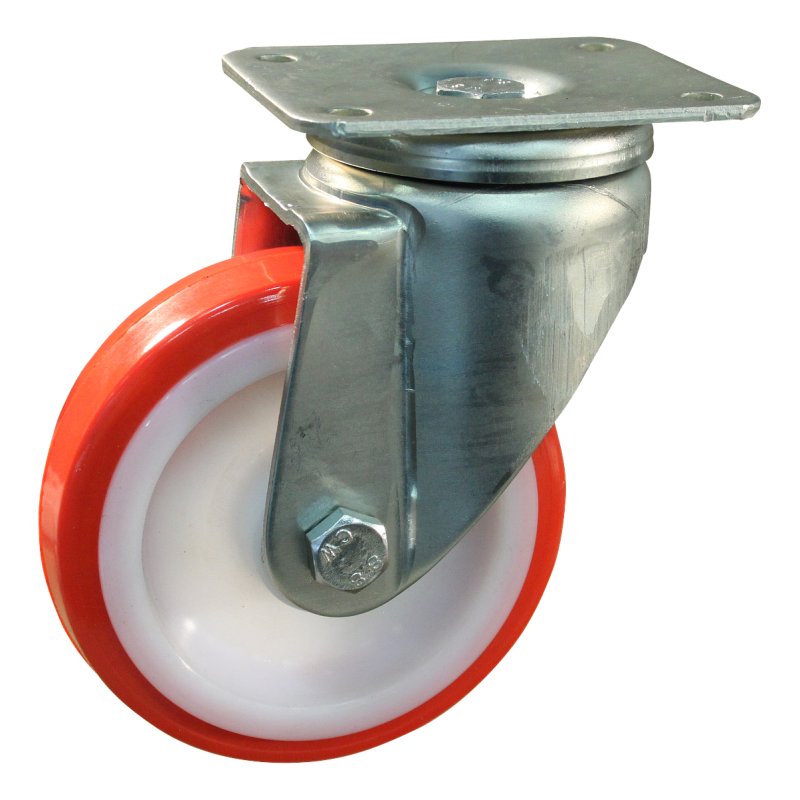 roulette pivotante 150mm série 27 ᠆ 19 montage de la plaque roulement à rouleaux