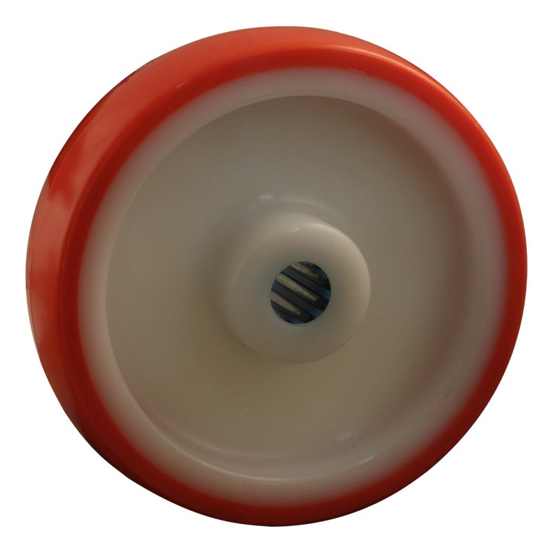 roulette pivotante avec frein 175mm série 27 ᠆ 19 montage de la plaque roulement à rouleaux