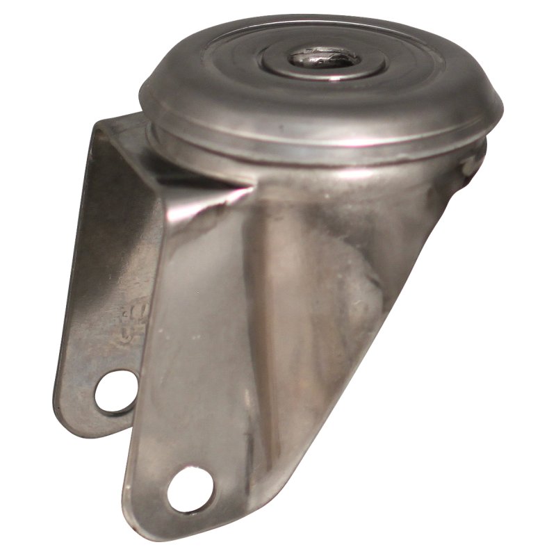 roulette pivotante 80mm série 01 ᠆ 30 trou pour boulon roulement à aiguilles éxécution inox