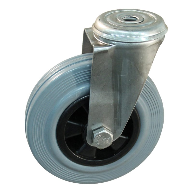 roulette pivotante 160mm serie 11 ᠆ 30 trou pour boulon palier lisse