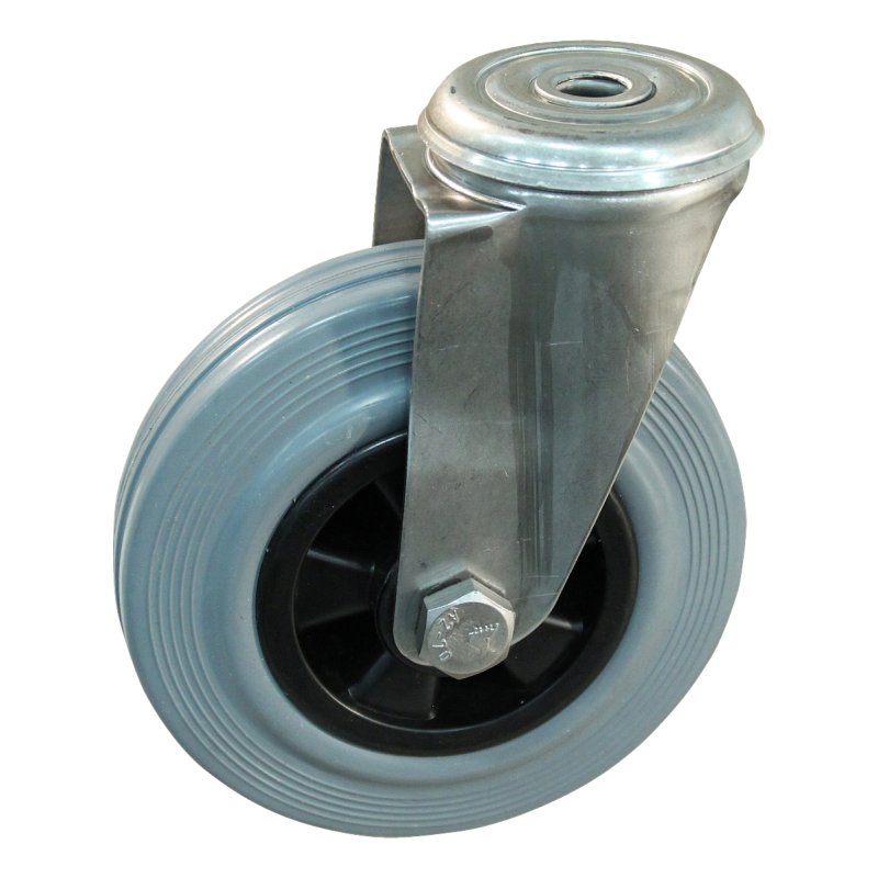 roulette pivotante 80mm serie 11 ᠆ 30 trou pour boulon palier lisse