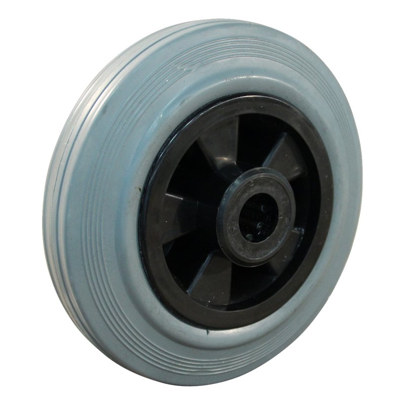 roulette pivotante avec frein 160mm serie 11 ᠆ 30 trou pour boulon roulement à aiguilles éxécution inox