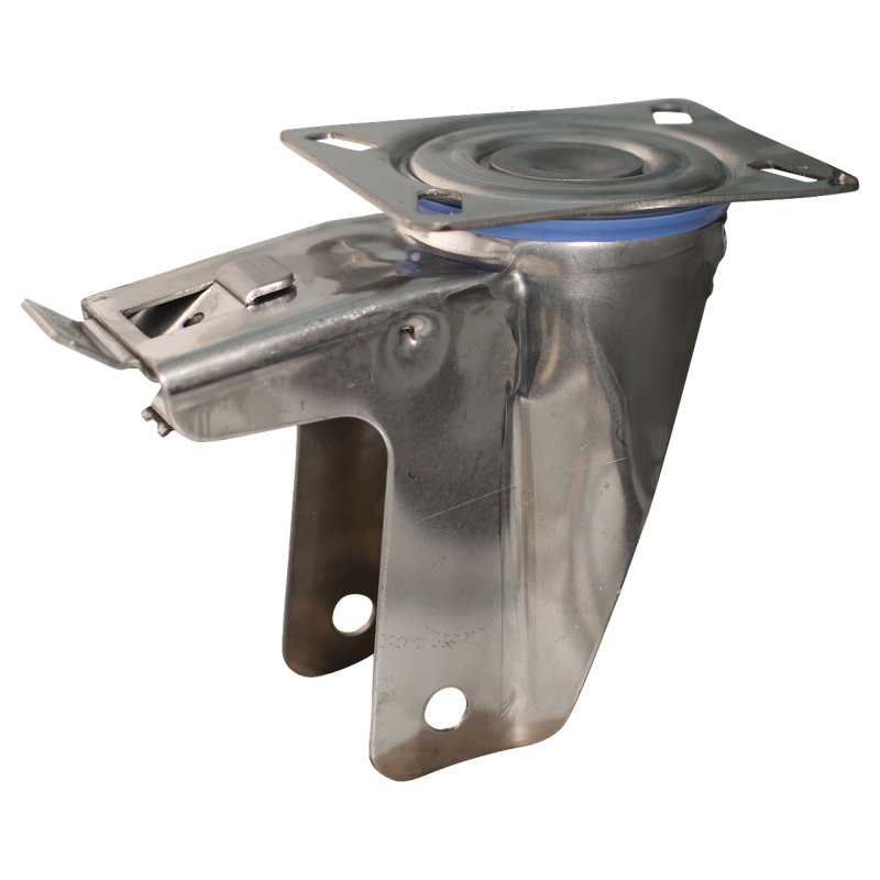 roulette pivotante avec frein 200mm serie 11 ᠆ 30 montage de la plaque palier lisse