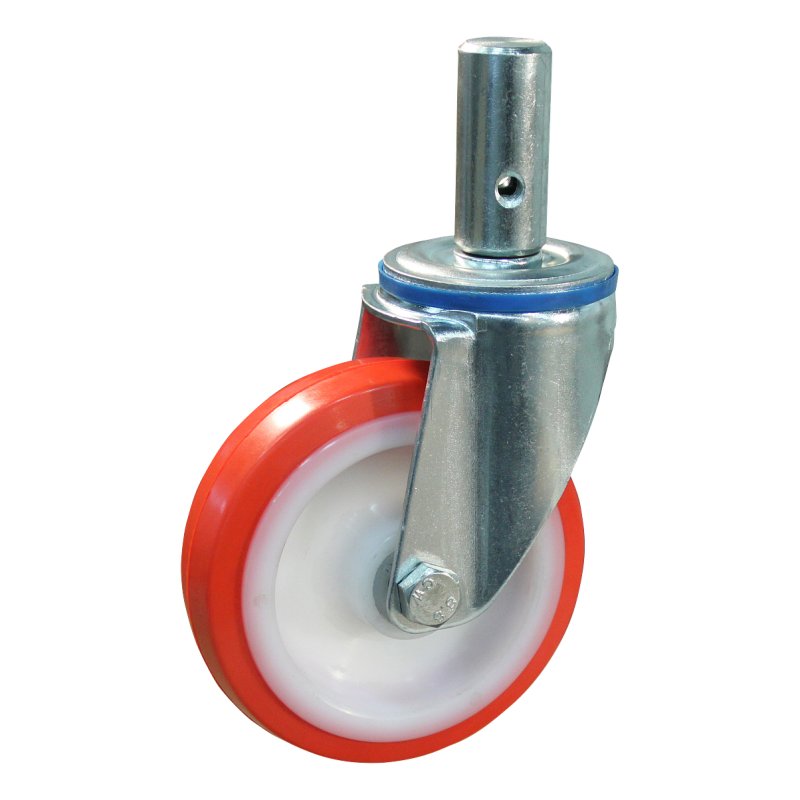 roulette pivotante 100mm série 27 ᠆ 15 goupille palier lisse