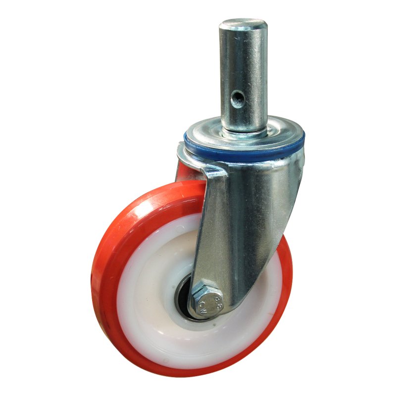 roulette pivotante 125mm série 27 ᠆ 15 goupille roulement à billes
