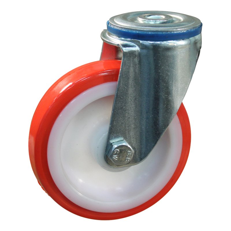 roulette pivotante 150mm série 27 ᠆ 15 trou pour boulon roulement à rouleaux
