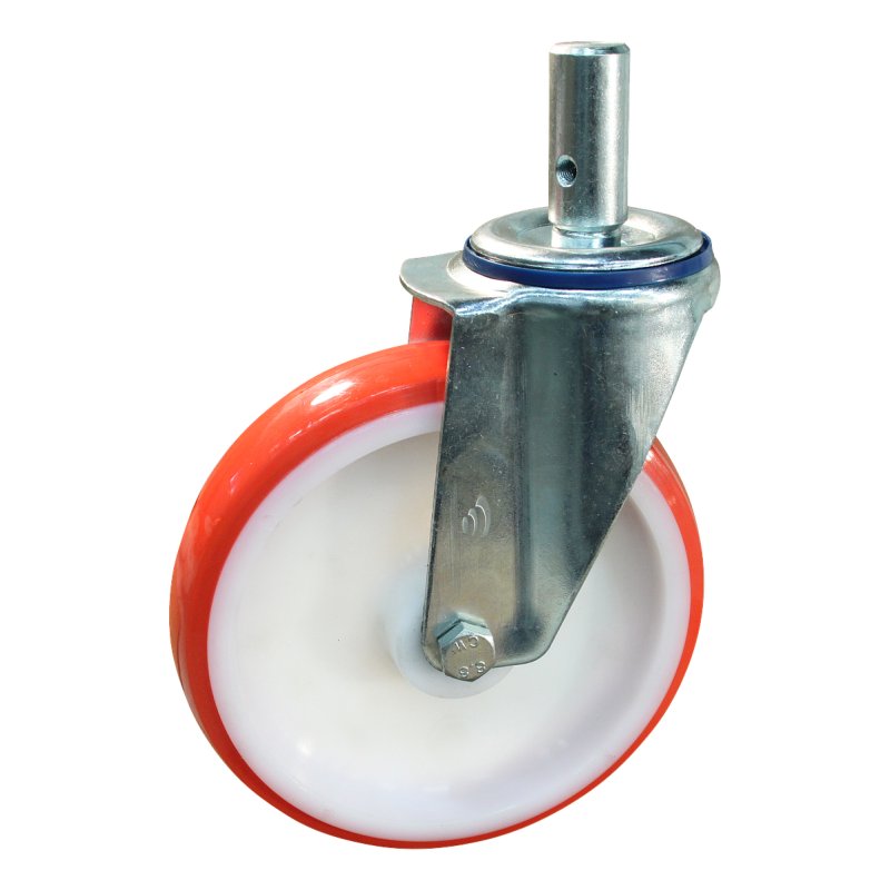 roulette pivotante 200mm série 27 ᠆ 15 goupille palier lisse
