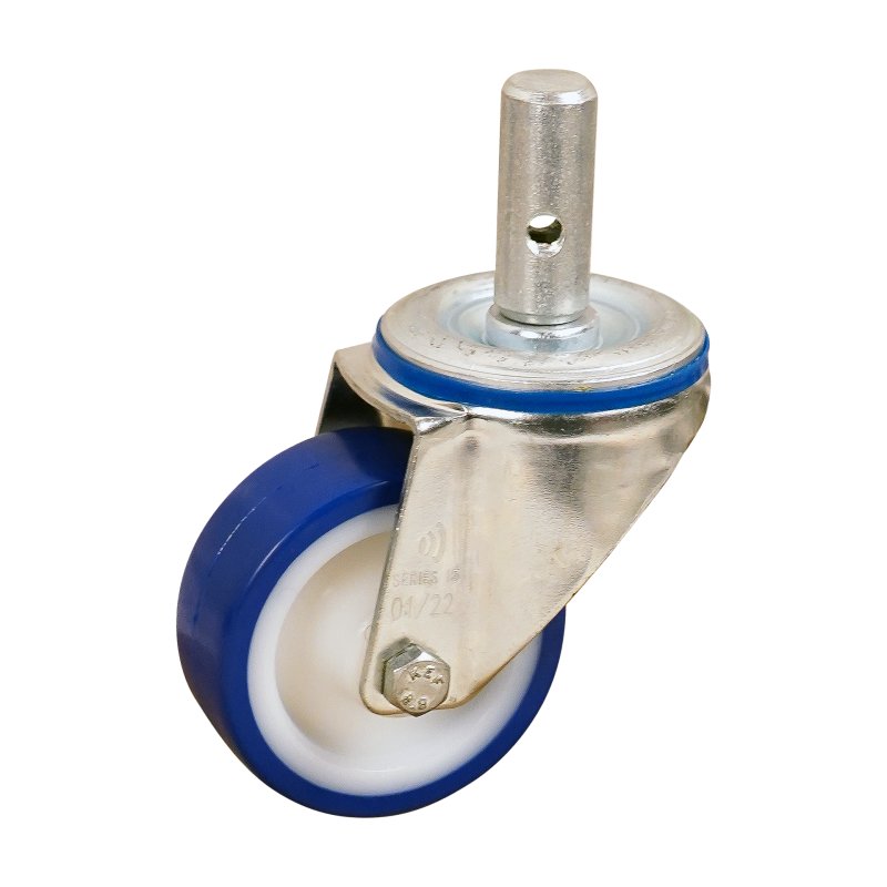 roulette pivotante 80mm série 27 ᠆ 15 goupille palier lisse