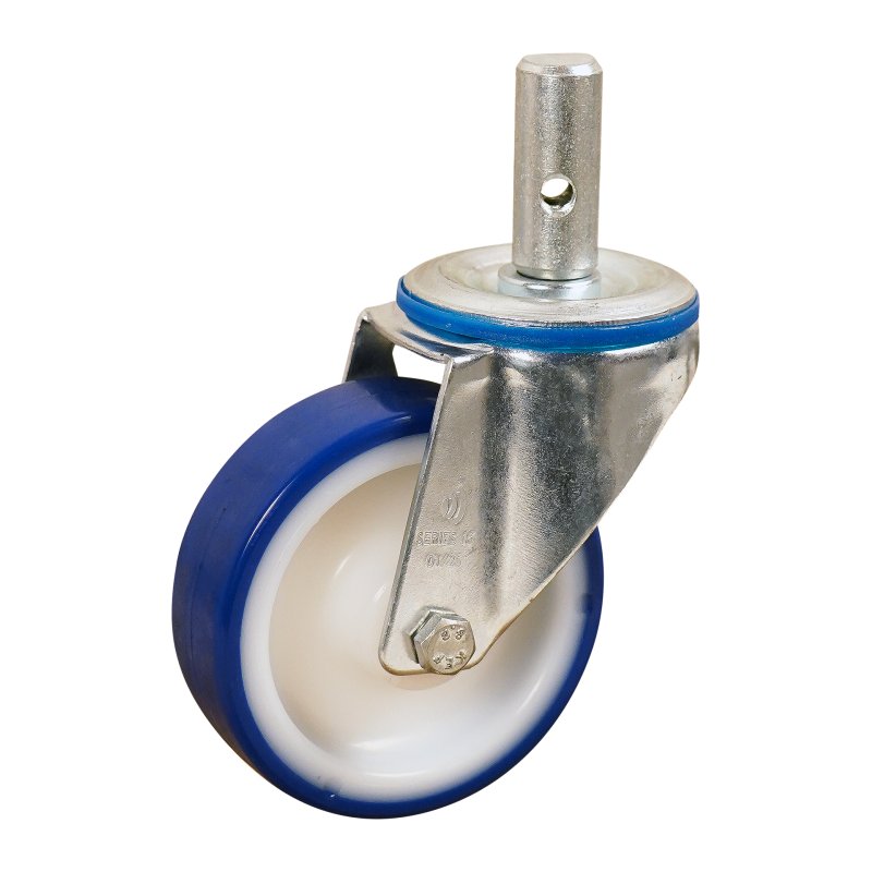 roulette pivotante avec frein 100mm série 27 ᠆ 15 goupille palier lisse