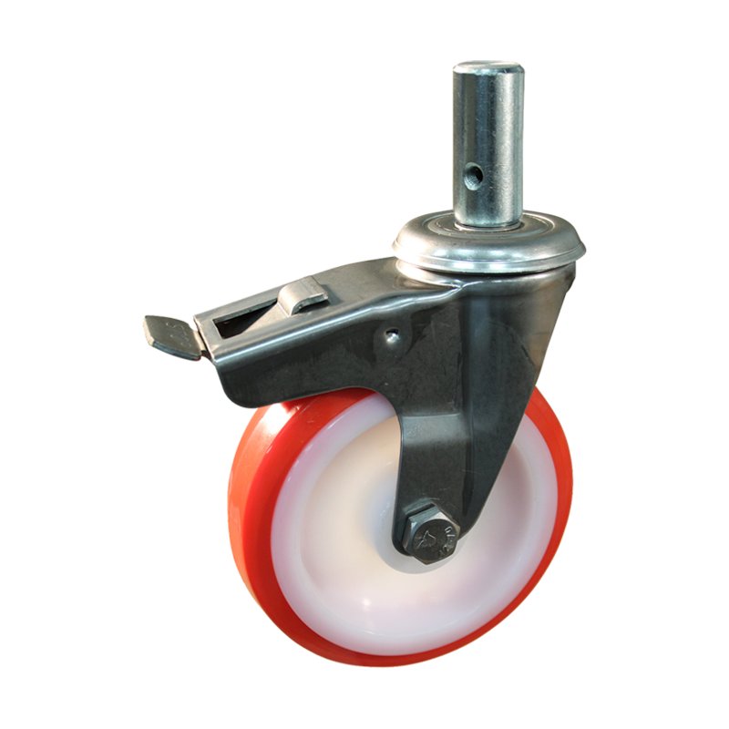 roulette pivotante avec frein 175mm série 27 ᠆ 15 goupille roulement à rouleaux
