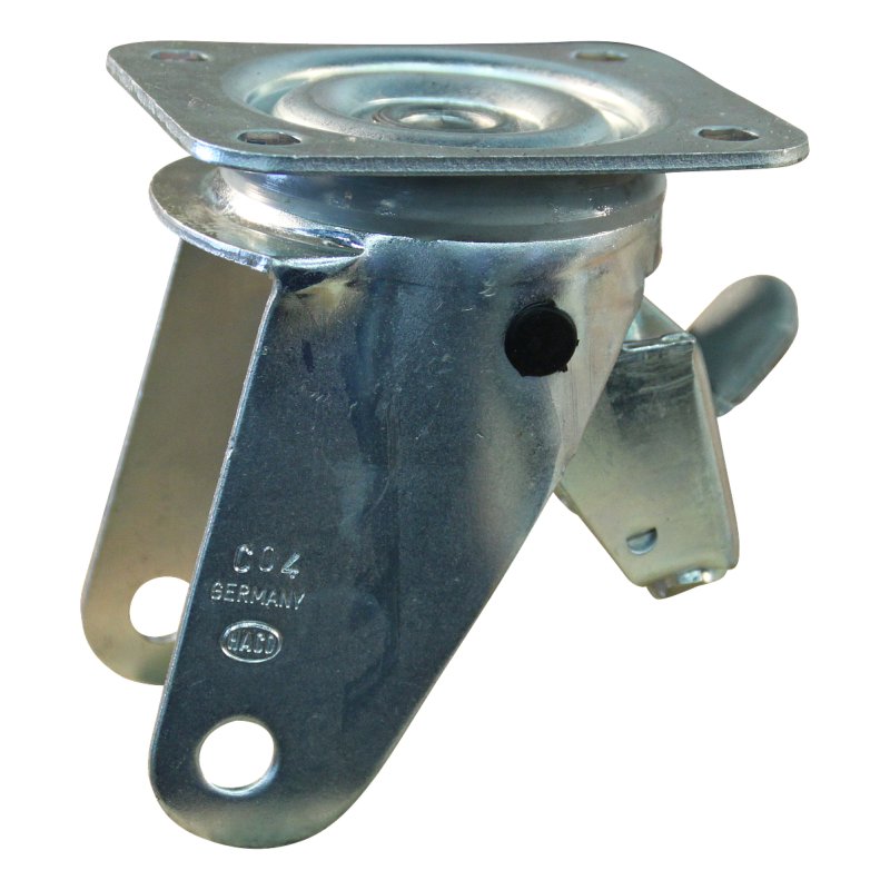 roulette pivotante avec frein 160mm serie 11 ᠆ 11 montage de la plaque roulement à rouleaux