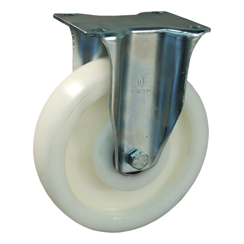 roue fixe 200mm serie 33 ᠆ 16 montage de la plaque palier lisse