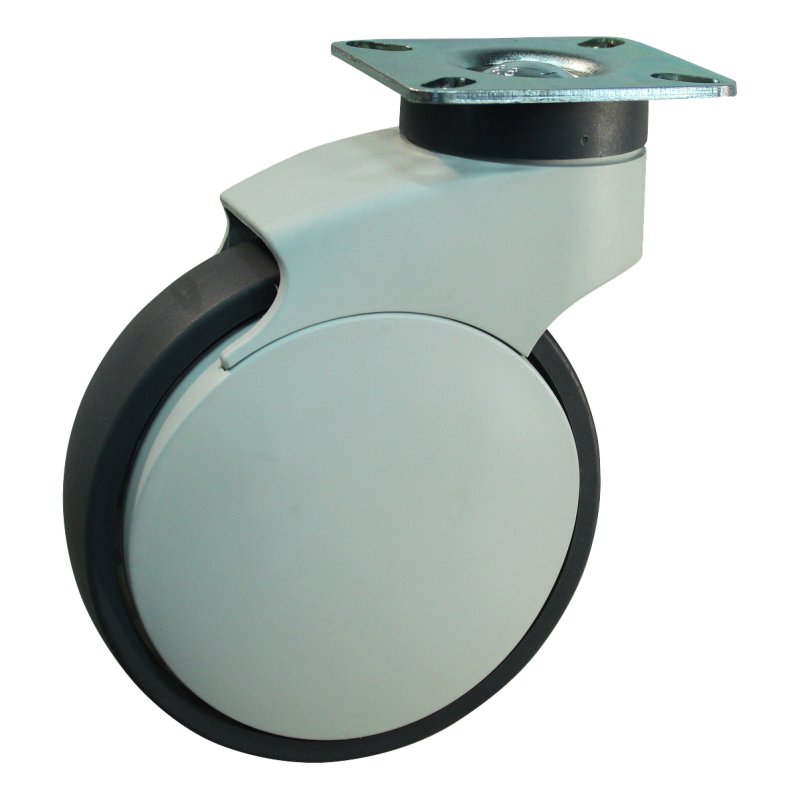 roulette pivotante 125mm bouwgroep 88X ᠆ 88 montage de la plaque roulement à billes