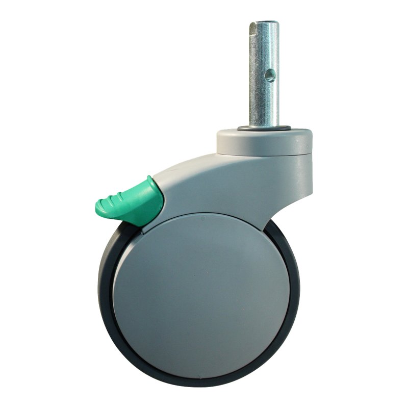 roulette pivotante avec blocage directionnel 125mm bouwgroep 88X ᠆ 88 goupille roulement à billes