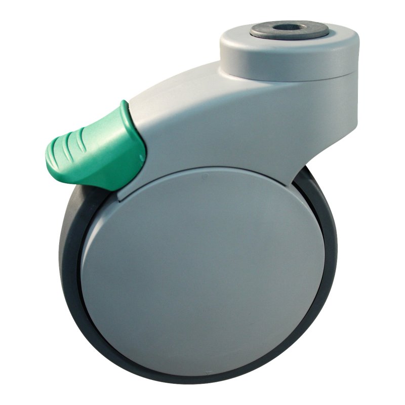 roulette pivotante avec blocage directionnel 125mm bouwgroep 88X ᠆ 88 trou pour boulon roulement à billes