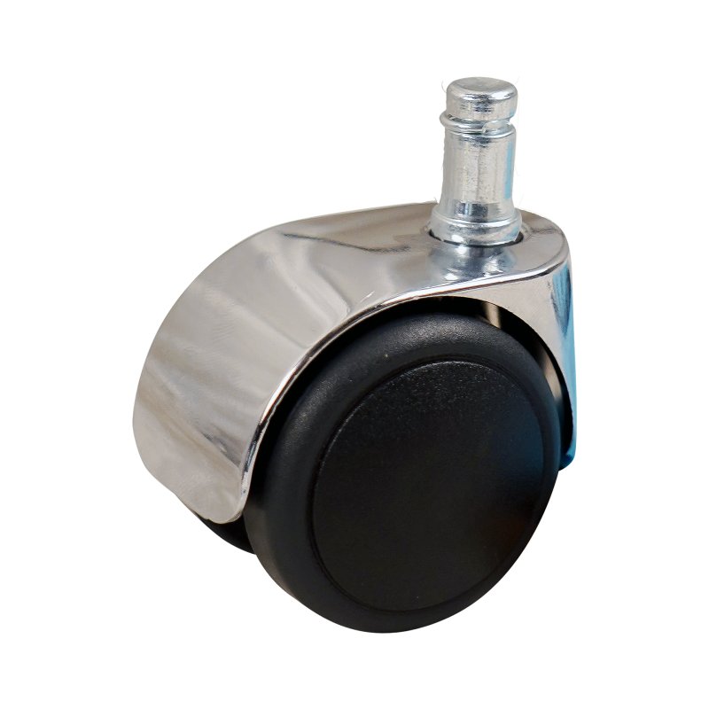 roulette pivotante 50mm serie 74 - 67 Pin lisse avec bague d'arrêt palier lisse