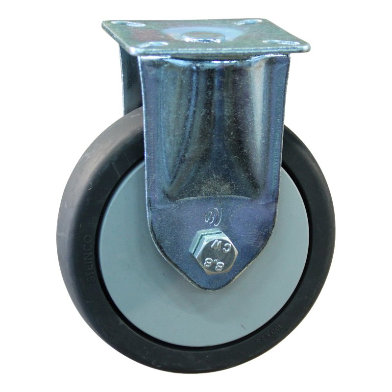 roue fixe 75mm serie 64 ᠆ 60 montage de la plaque palier lisse