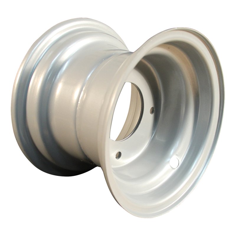 pneu + roue 15x5.00-6 4.50Ax6H2 ET0 60/90/4 métal S-2102 gris argent