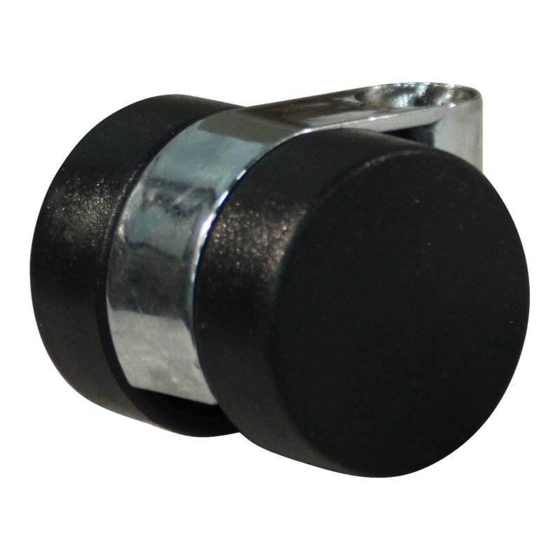 roulette pivotante 30mm série 65 - 77 draadstift M10 palier lisse