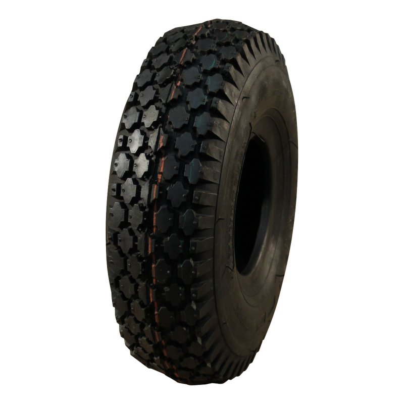 pneu + roue 4.80/4.00-8 2.50Ax8 ET0 NL88mm plastique V-6602 Rouge