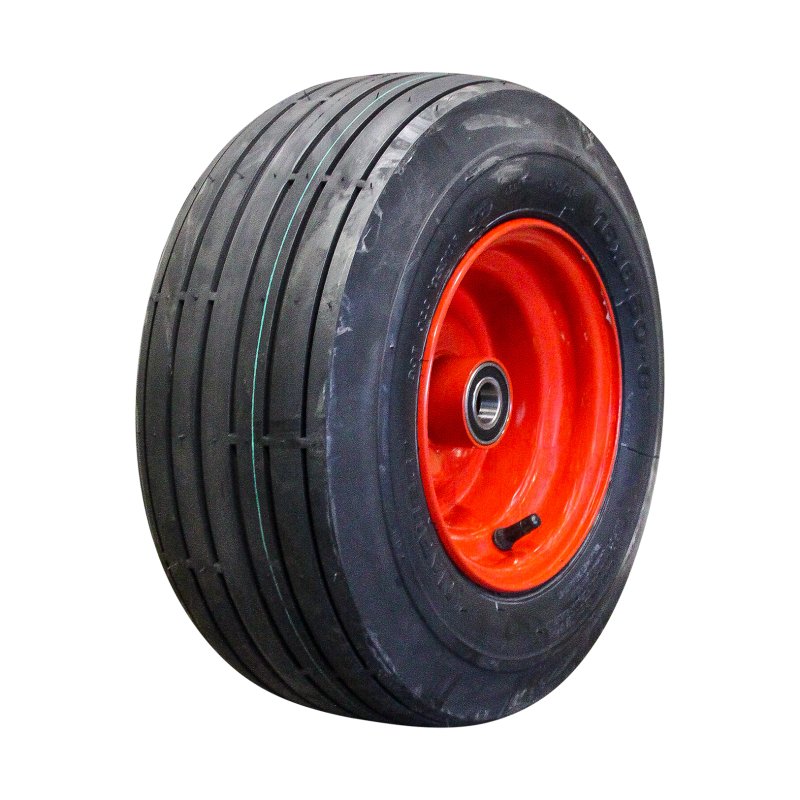 pneu + roue 16x6.50-8 5.50Bx8H2 ET0 NL100mm métal S-2103-01 Rouge