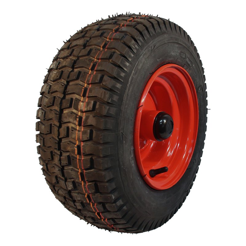 pneu + roue 16x6.50-8 5.50Bx8H2 ET0 NL110mm métal V-3502 Rouge