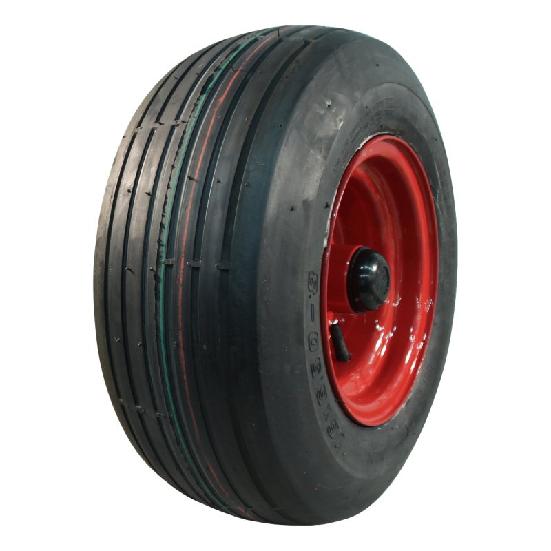 pneu + roue 16x6.50-8 5.50Bx8H2 ET0 NL110mm métal V-3503 Rouge