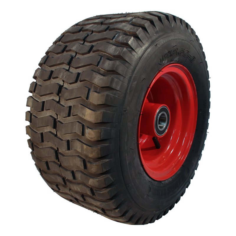 pneu + roue 18x8.50-8 7.00Bx8H2 ET0 NL150mm métal V-3501 Rouge