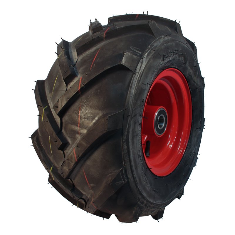 pneu + roue 18x9.50-8 7.00Bx8H2 ET0 NL150mm métal HF-255 Rouge
