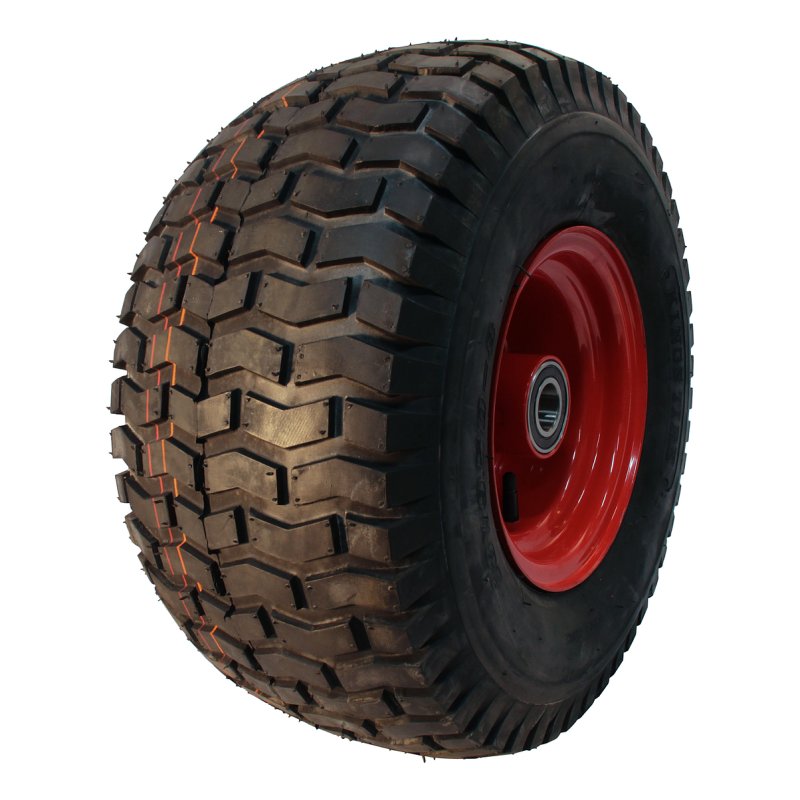 pneu + roue 18x9.50-8 7.00Bx8H2 ET0 NL150mm métal V-3502 Rouge