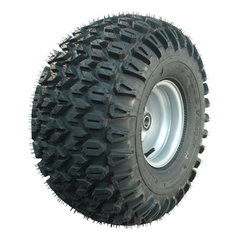 pneu + roue 22.5x10-8 (255/75-8) 7.00Ax8H2 ET0 NL90mm métal HD Field Trax gris