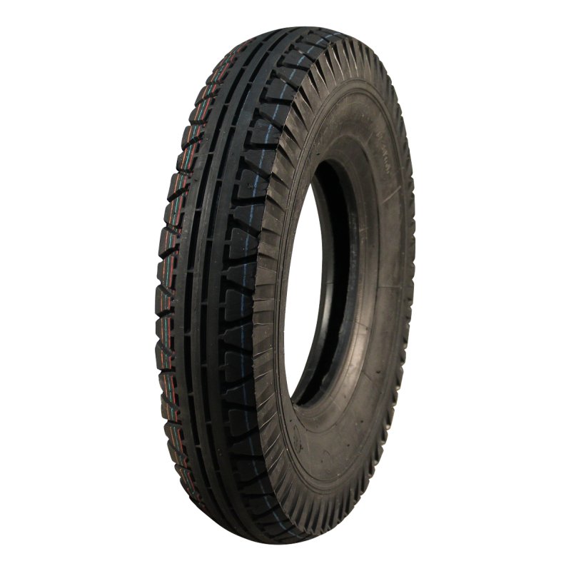 pneu + roue 4.00-8 3.00Dx8H2 ET0 NL100mm métal V-40 gris