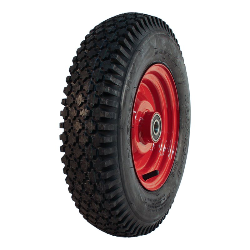 pneu + roue 4.80/4.00-8 2.50Ax8H2 ET0 NL100mm métal S-2202 Rouge