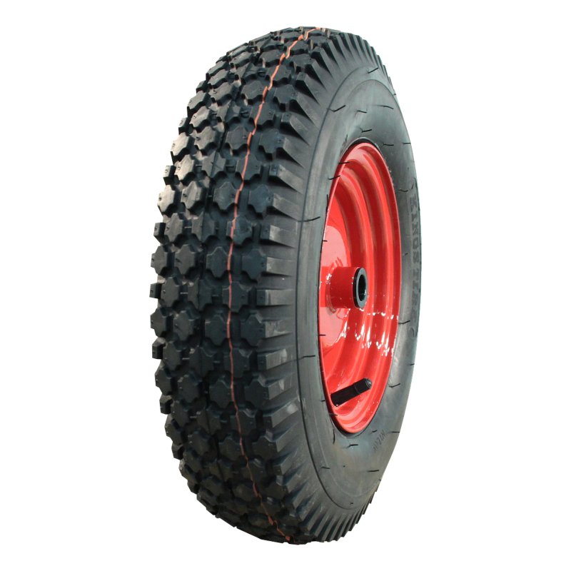 pneu + roue 4.80/4.00-8 2.50Ax8H2 ET0 NL69mm métal S-2202 Rouge