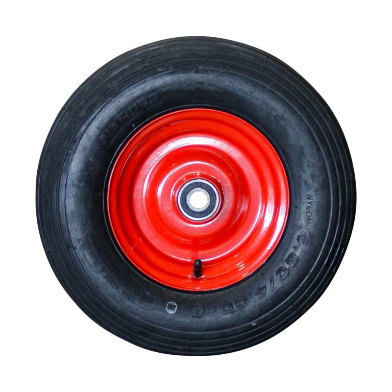pneu + roue 4.80/4.00-8 2.50Ax8 ET0 NL75mm métal S-2301 Rouge