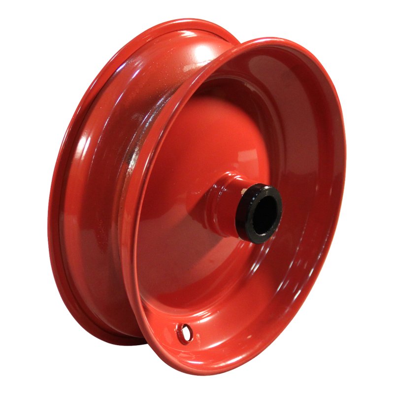 pneu + roue 4.80/4.00-8 2.50Ax8 ET0 roulement à rouleaux Ø25 NL100mm métal V-5501A Rouge