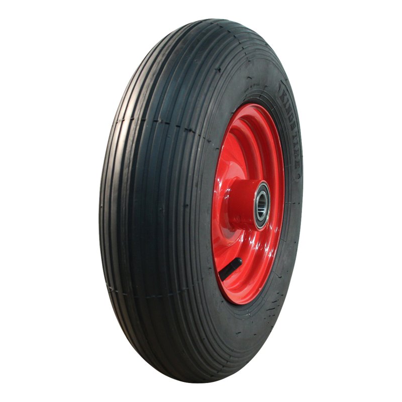 pneu + roue 4.80/4.00-8 2.50Ax8H2 ET0 NL100mm métal V-5501A Rouge