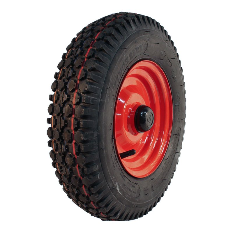 pneu + roue 4.80/4.00-8 2.50Ax8H2 ET-17 NL88mm métal V-6602 Rouge