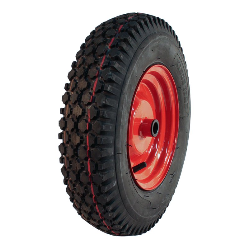 pneu + roue 4.80/4.00-8 2.50Ax8H2 ET0 NL69mm métal V-6602 Rouge