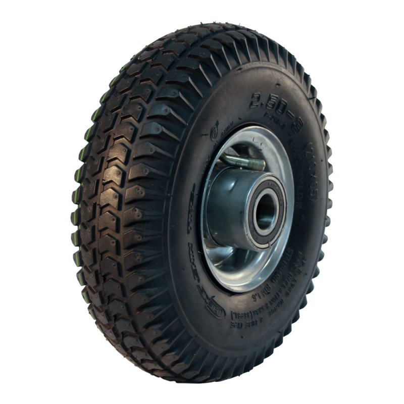 pneu + roue 2.50-3 (210x65) 1.50-3 ET0 NL75mm métal C-248 gris