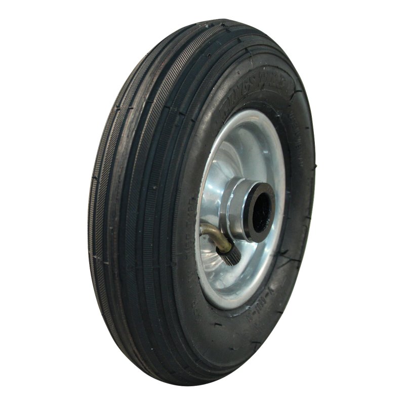 pneu + roue 200x50 1.25x3.8 (200x50) ET0 NL60mm métal V-5501 gris argent