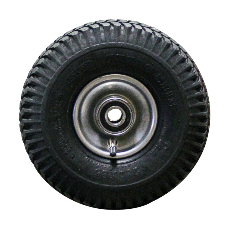 pneu + roue 3.00-4 (260x85) 2.10x4H2 ET0 NL75mm métal C-248 gris