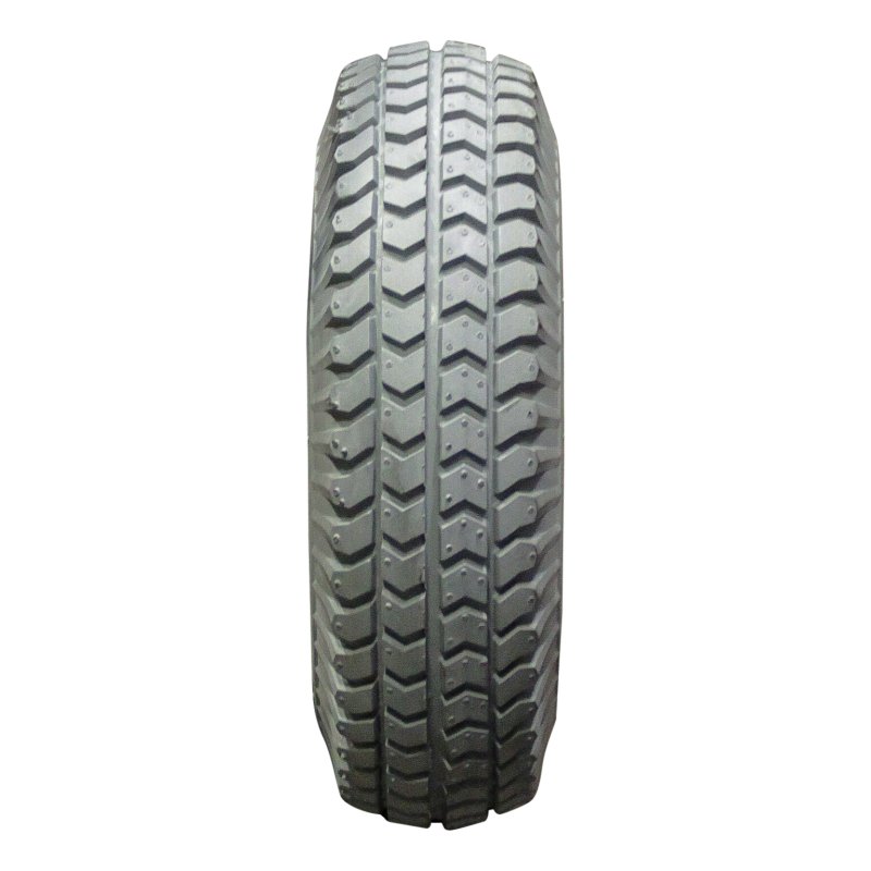 pneu + roue 3.00-4 2.10x4 ET0 NL69mm métal C-248 gris
