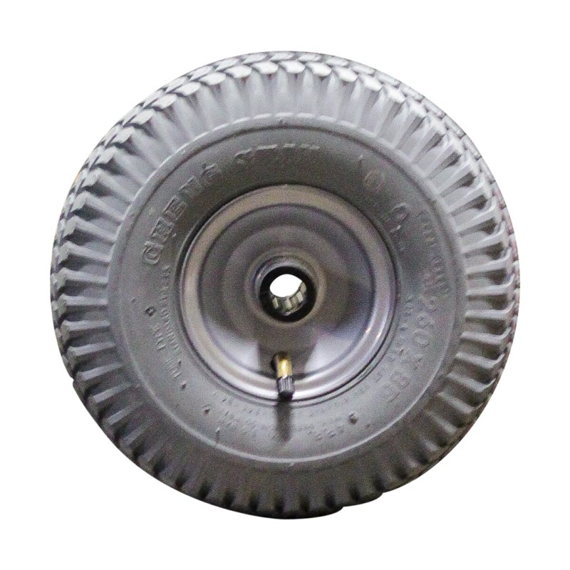 pneu + roue 3.00-4 2.10x4 ET0 NL69mm métal C-248 gris