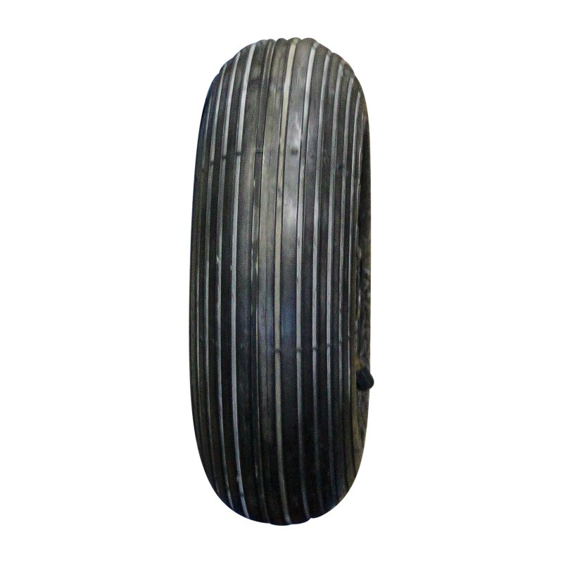 pneu + roue 3.00-4 2.10x4H2 ET0 roulement à rouleaux Ø25 NL75mm métal S-2301 gris argent