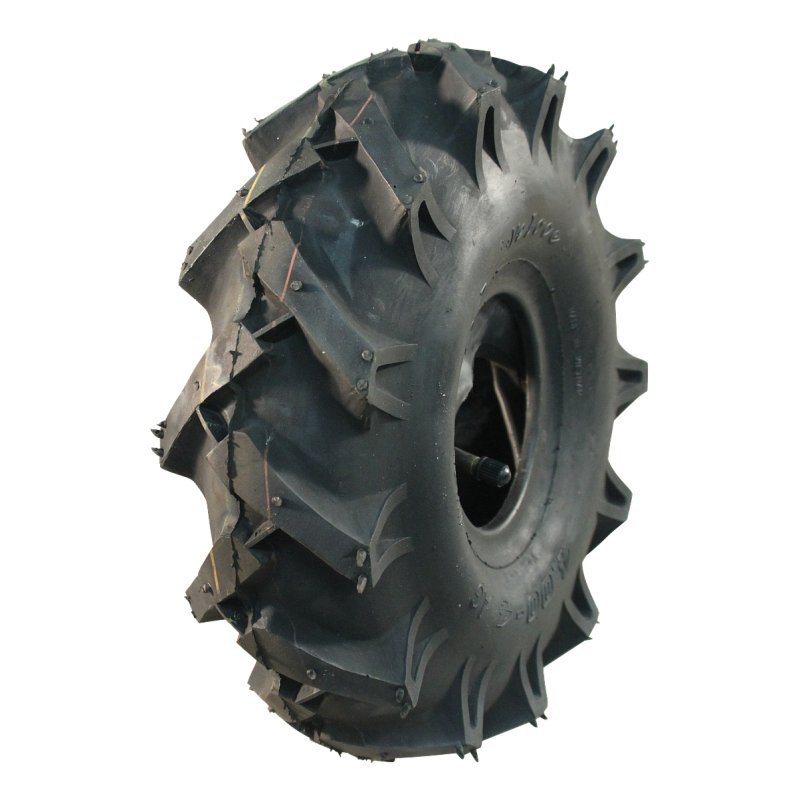 pneu + roue 3.00-4 2.10x4H2 ET0 NL75mm métal V-8803 gris