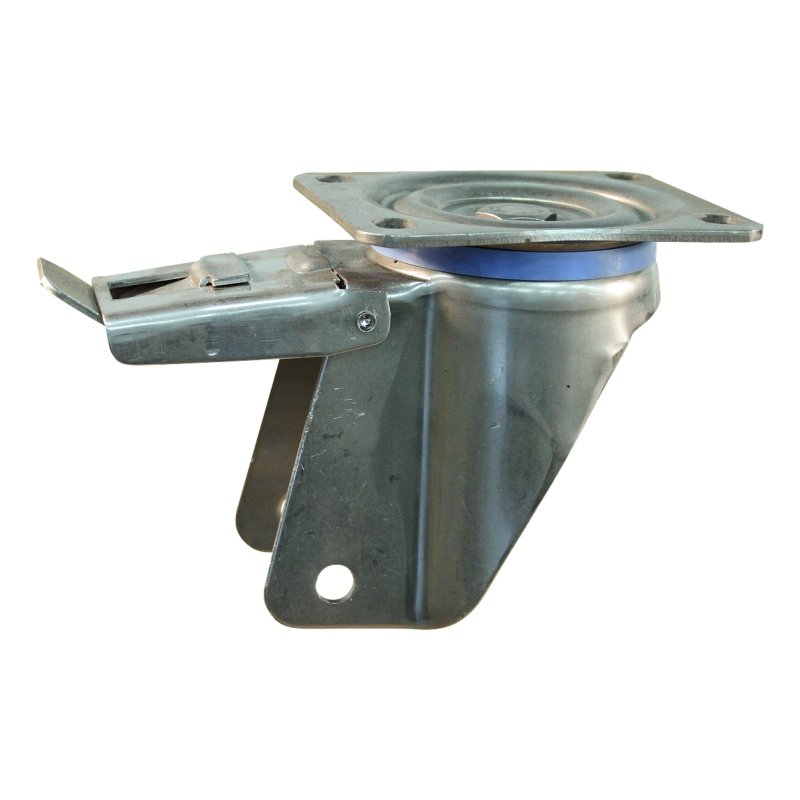 roulette pivotante avec frein 160mm serie 21 ᠆ 35 montage de la plaque Roulement à billes en inox