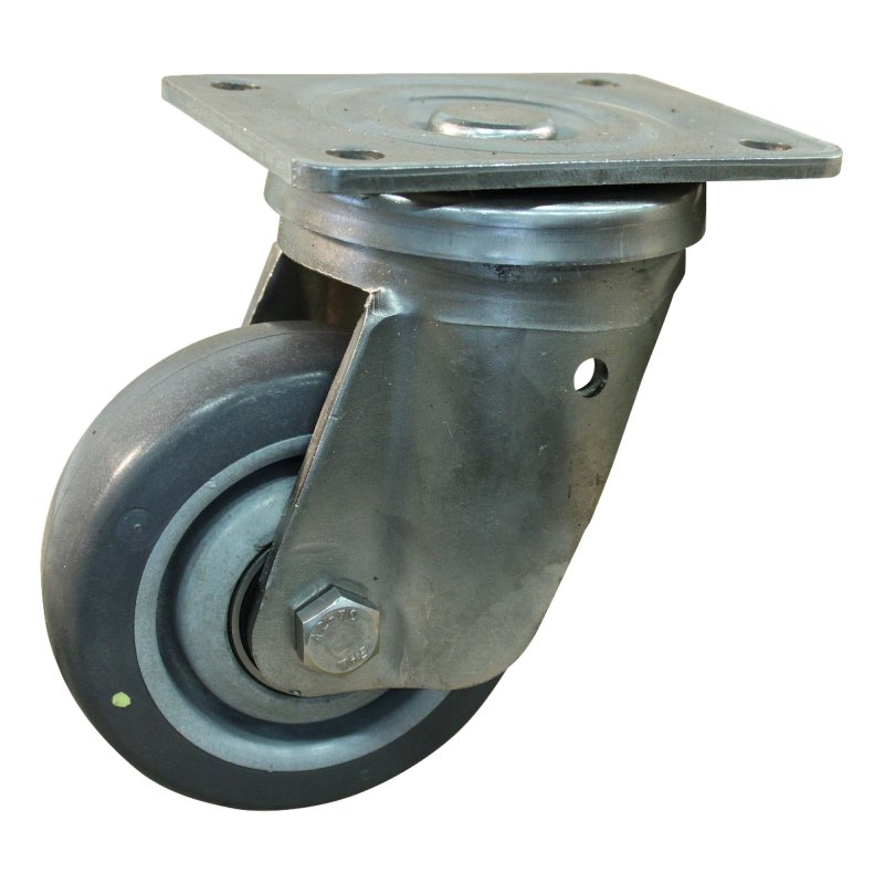 roulette pivotante 125mm serie 20 ᠆ 36 montage de la plaque Roulement à billes en inox