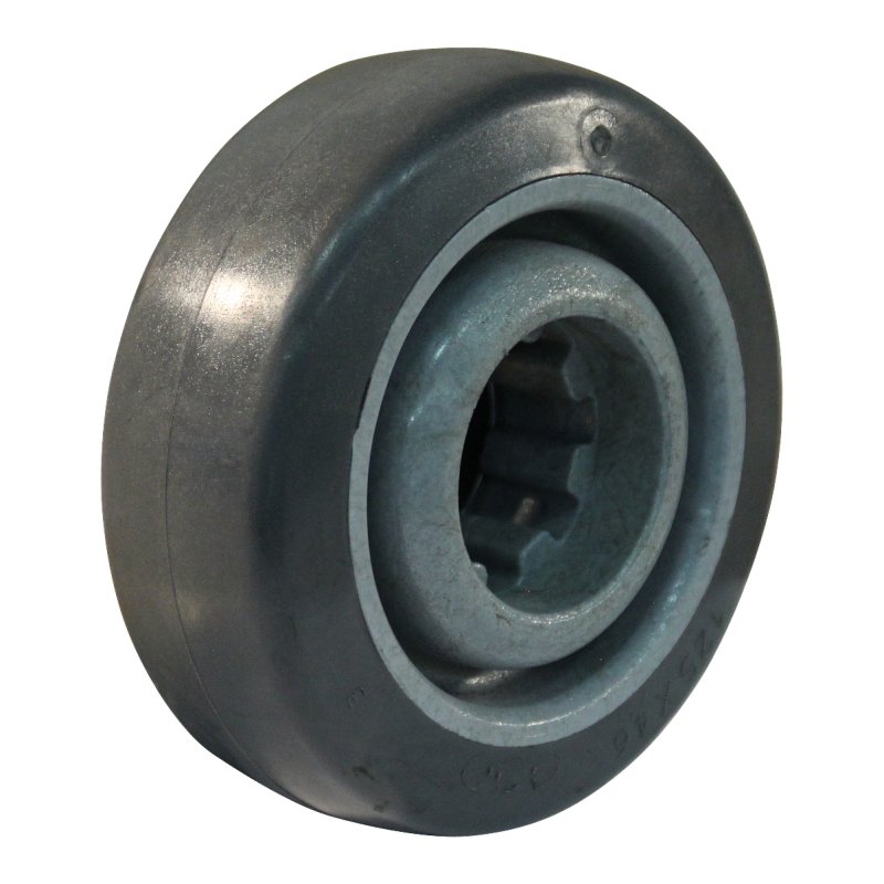 roulette pivotante 125mm serie 20 ᠆ 36 montage de la plaque Roulement à billes en inox